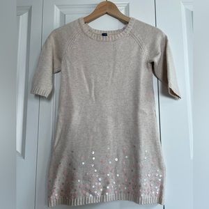 Old Navy beige sweater dress size M (8)